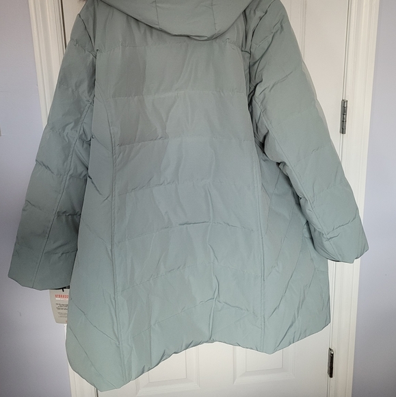 3x Down Light Mint Green Parka - Picture 4 of 14